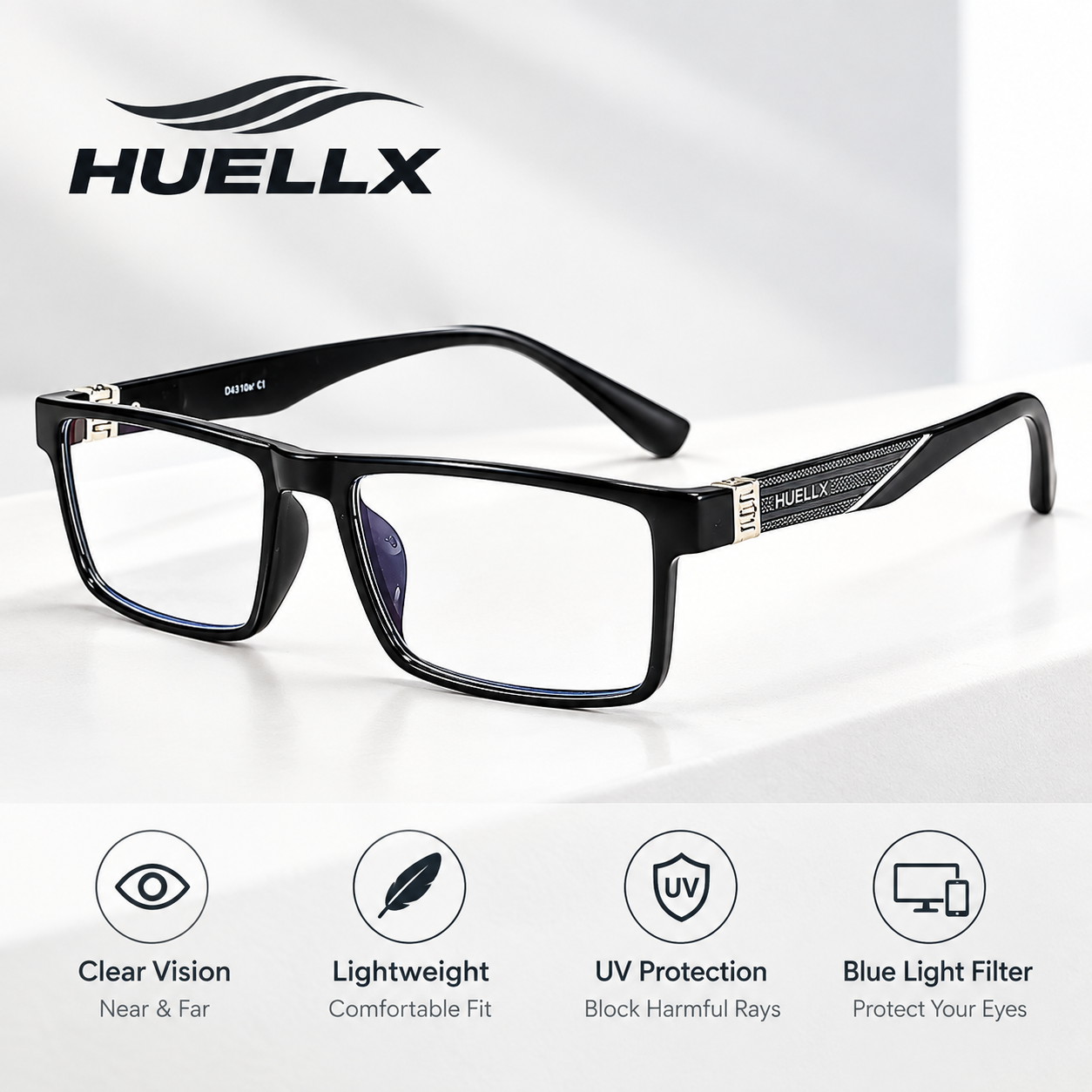 Halbrandlose photochrome Lesebrille
