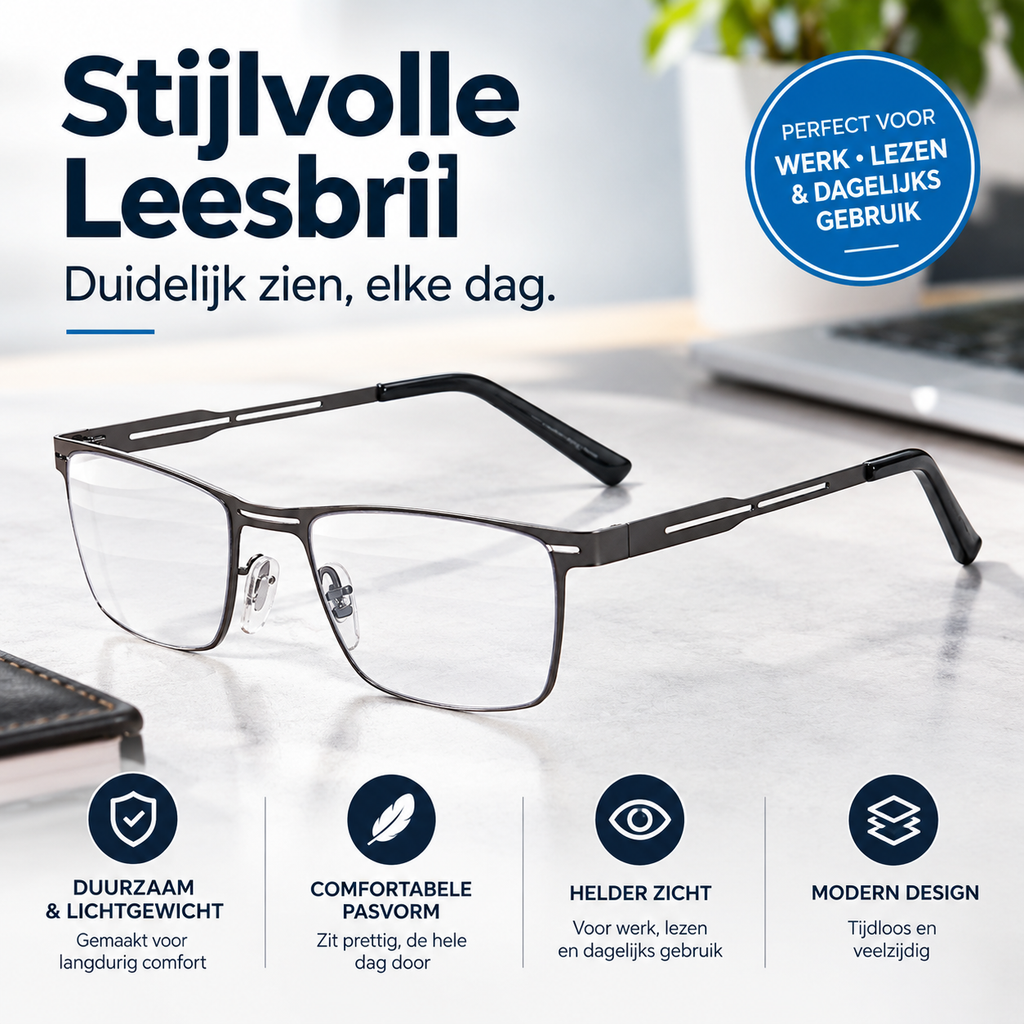 Grote multifocale meekleurende bril