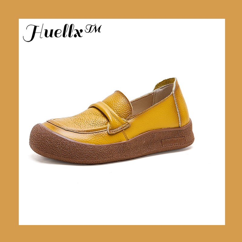 Zapatos de cuero punta redonda muy suaves