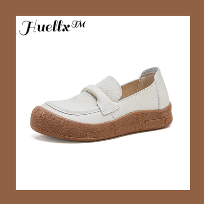 Zapatos de cuero punta redonda muy suaves